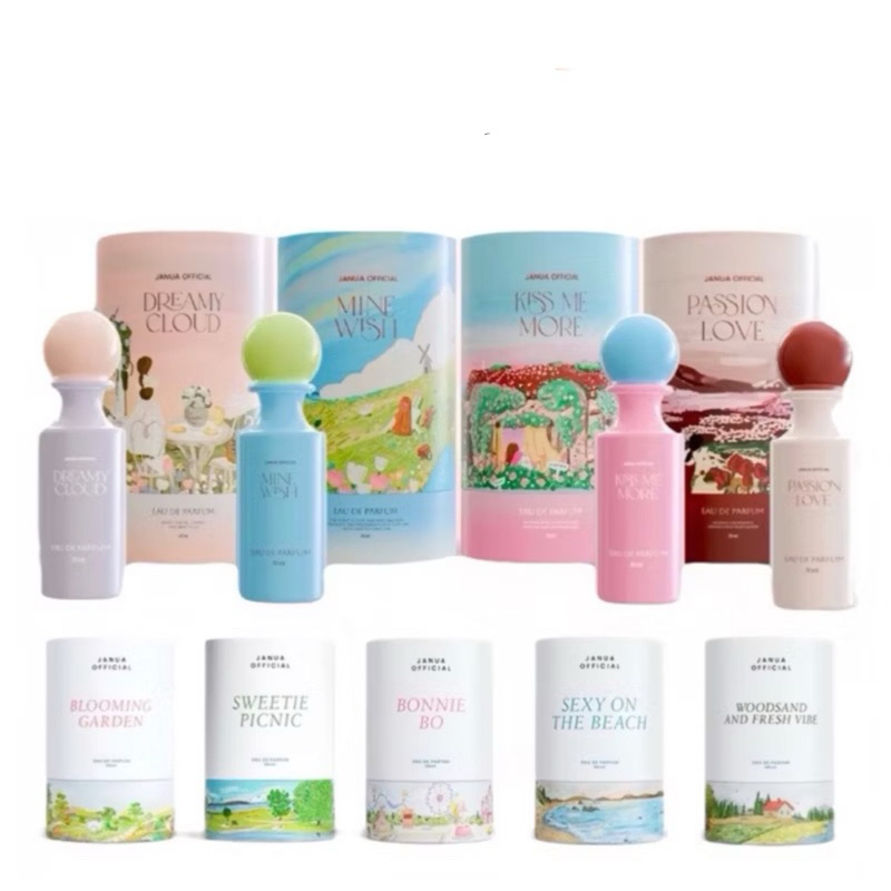 ของแท้รับตรงบริษัท รับประกันทุกชิ้น (รวมน้ำหอมแจนยัวร์) ทุกคอลเลคชั่น Janua แพคเกจใหม่ น้ำหอม Janua