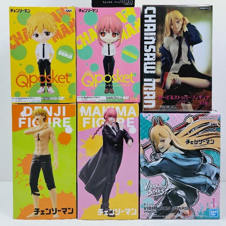 [ฟิกเกอร์แท้] Chainsaw Man - Deji / Power / Makima / Aki / Pochita  (Taito/Sega/Furyu/Bandai)