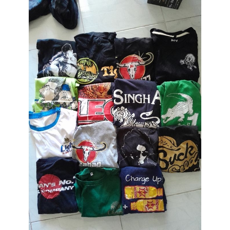 เสื้องานแถมไทยเสื้อวงไทย( โปรดอ่านมันคือมือสอง)