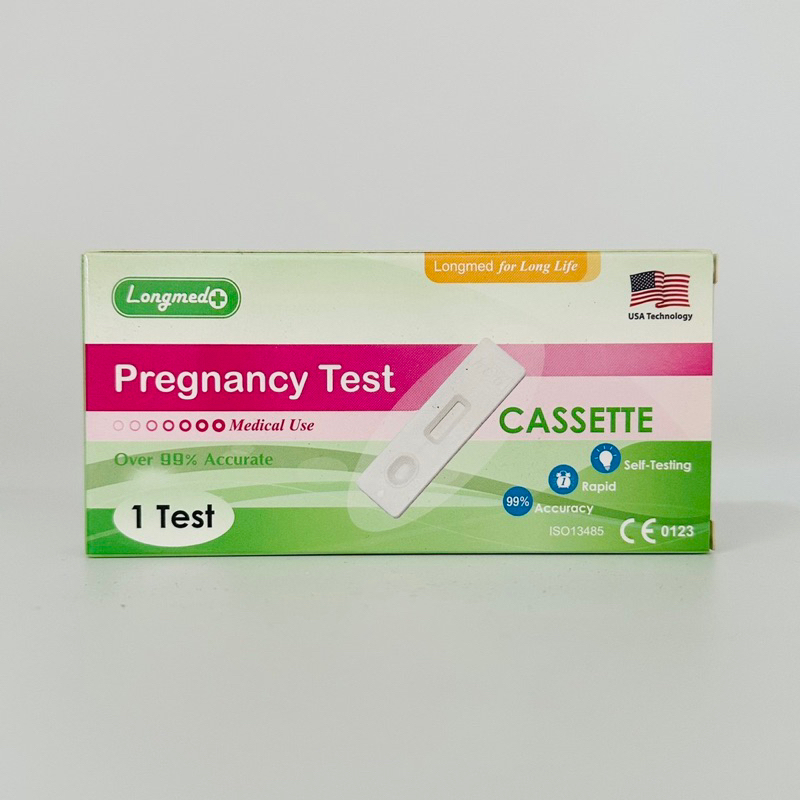 (กล่องเขียว) ที่ตรวจตั้งครรภ์ แบบหยด Pregnancy test Longmed