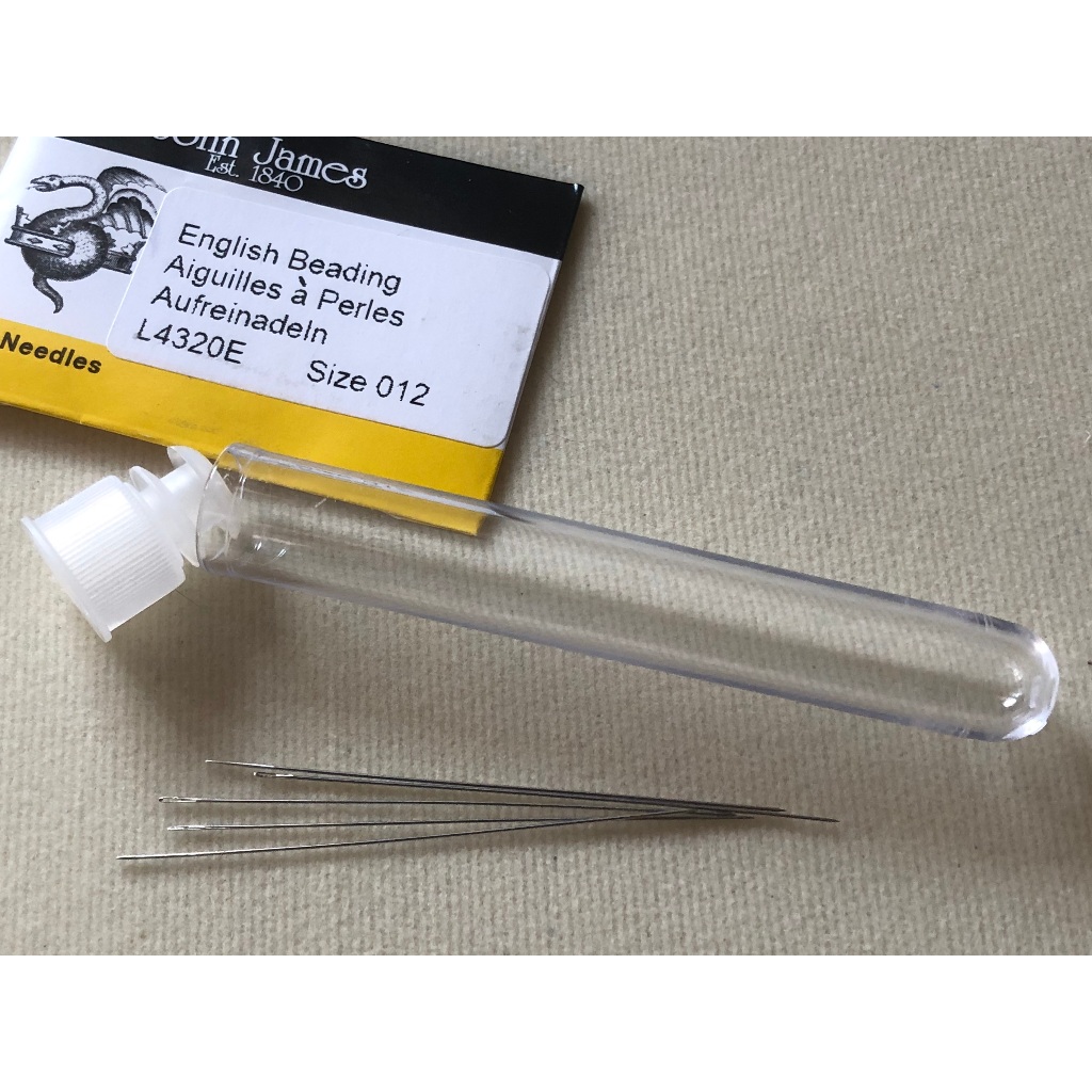 เข็มร้อยลูกปัด John James beading needle #12 แบ่งขาย