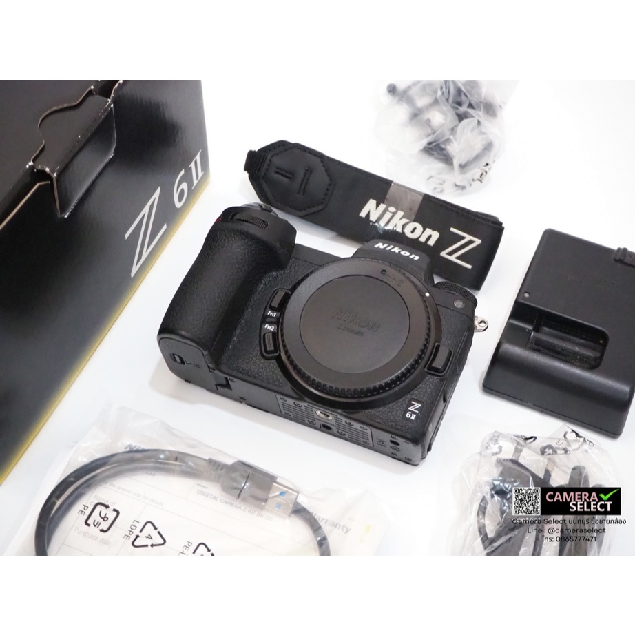 (มือสอง)กล้อง Nikon Z6 ii body สภาพสวยนางฟ้า 9.9/10 ชัตเตอร์ 21xxx ใช้งานปกติเต็มระบบ อดีตประกันศูนย