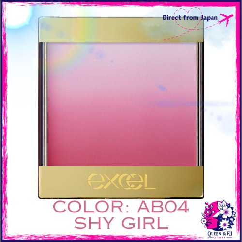 Excel Aura Tique Blush X 4 Colors AB01 Peach & Peach AB02 Apricot Jam AB03 Cherish Baby AB07 Catch M