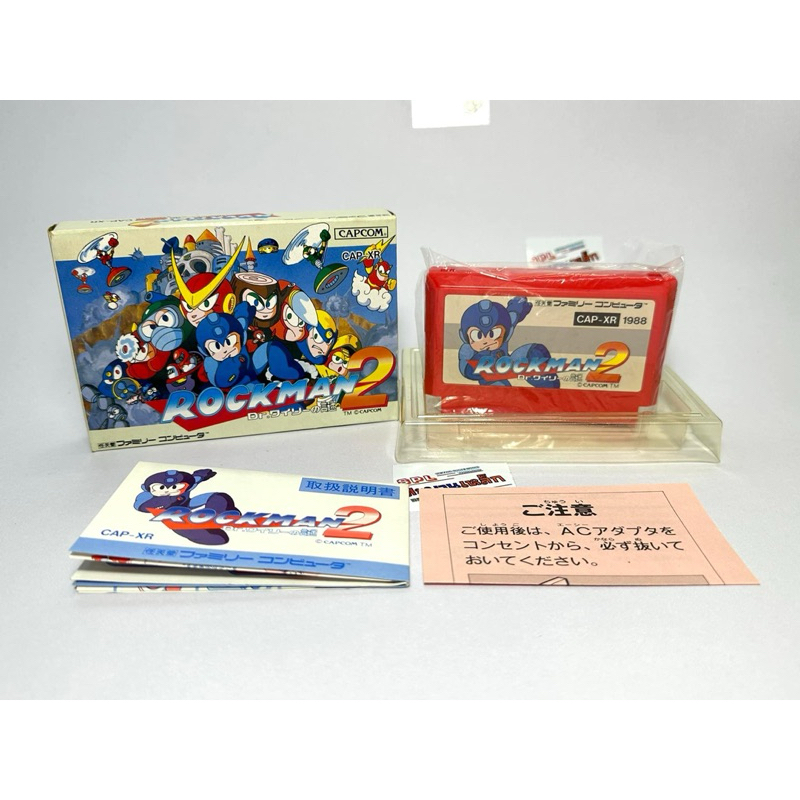 (1) ตลับแท้ Famicom(japan)(fc)  Rockman 2: Dr. Wily no Nazo