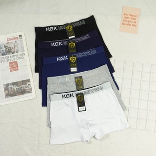 กางเกงใน KGK Underwear 3ตัว กางเกงในชายขาสั้น ทรงบ็อกเซอร์ เนื้อผ้านิ่ม ยืดหยุ่น ใส่สบายไม่อึดอัด ผ้าระบายอากาศได้ดี