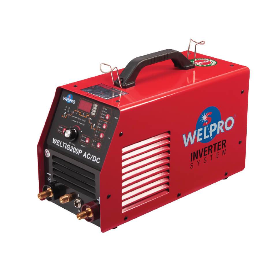 WELPRO เครื่องเชื่อมอินเวอร์เตอร์ รุ่น WELTIG 200P AC/DC ตู้เชื่อม แรงดันไฟฟ้า 220V