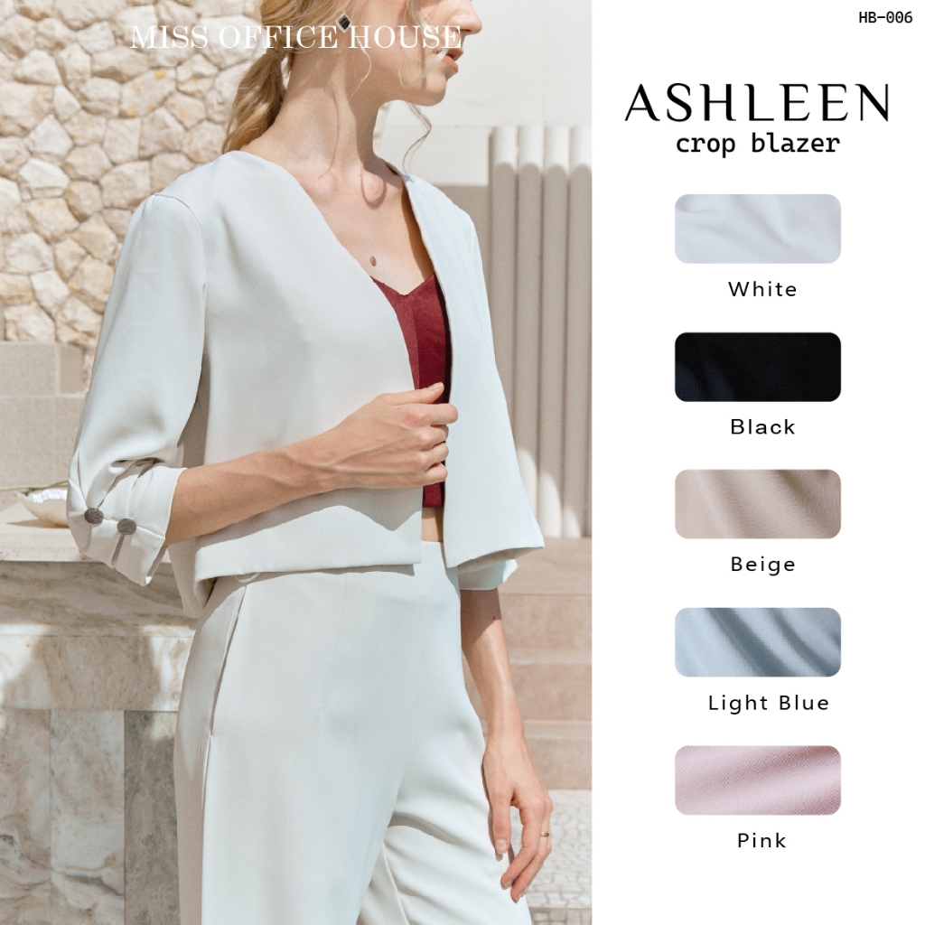Miss Office House Ashleen crop blazer (HB-006)