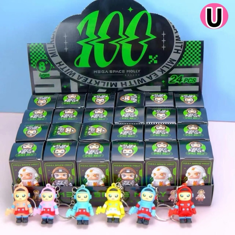 [ใหม่] พวงกุญแจกล่องจุ่ม Space Molly ยกbox 24 ตัว น่ารักสุดๆไปเลย