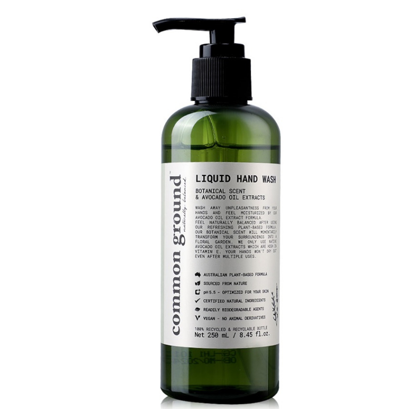 COMMON Ground Liquid Hand Wash 250ml คอมมอนกราวด์สบู่ล้างมือเนเชอรัลลี่บาลานซ์ 250มล.