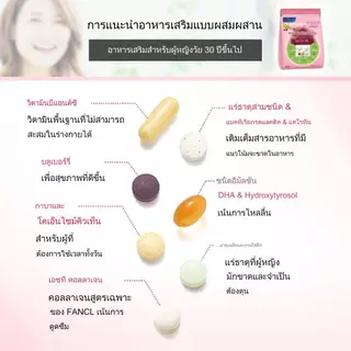 FANCL Good Choice 20's 30's 40's 50's 60's อาหารเสริม วิตามิน แร่ธาตุ สำหรับผู้ชาย และผู้หญิง