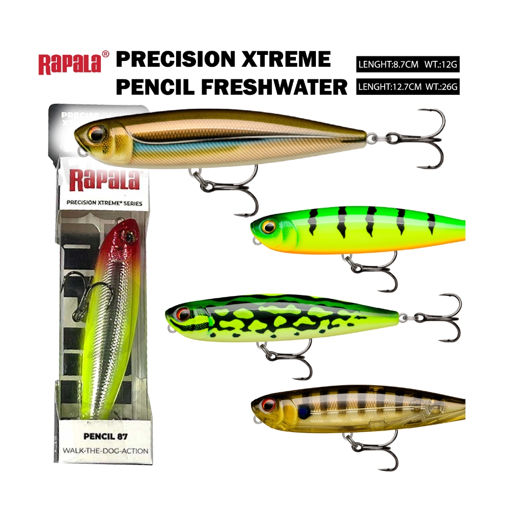 เหยื่อปลอม RAPALA PRECISION XTREME PENCIL FRESHWATER