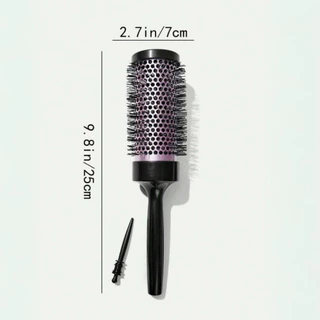 (HB-001) หวีแปรงกลม แปรงไดร์ผม ทรงกลม ระบายความร้อน ไดร์ผมงุ้ม | Round Hair Brush เพิ่มวอลลุ่ม ม้วนผมลอน (พร้อมส่งในไทย)