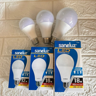 หลอดไฟ led 12w. 16w 18w แสงขาว. แสงวอร์ม. หลอดประหยัดไฟ