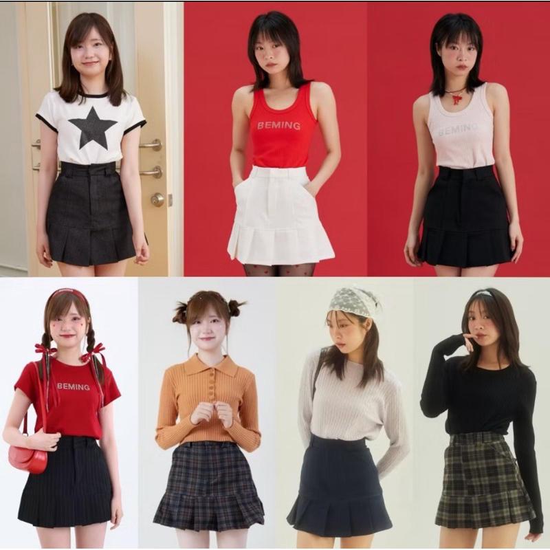 กระโปรง Beming bkk สีดำ #ส่งต่อBeming