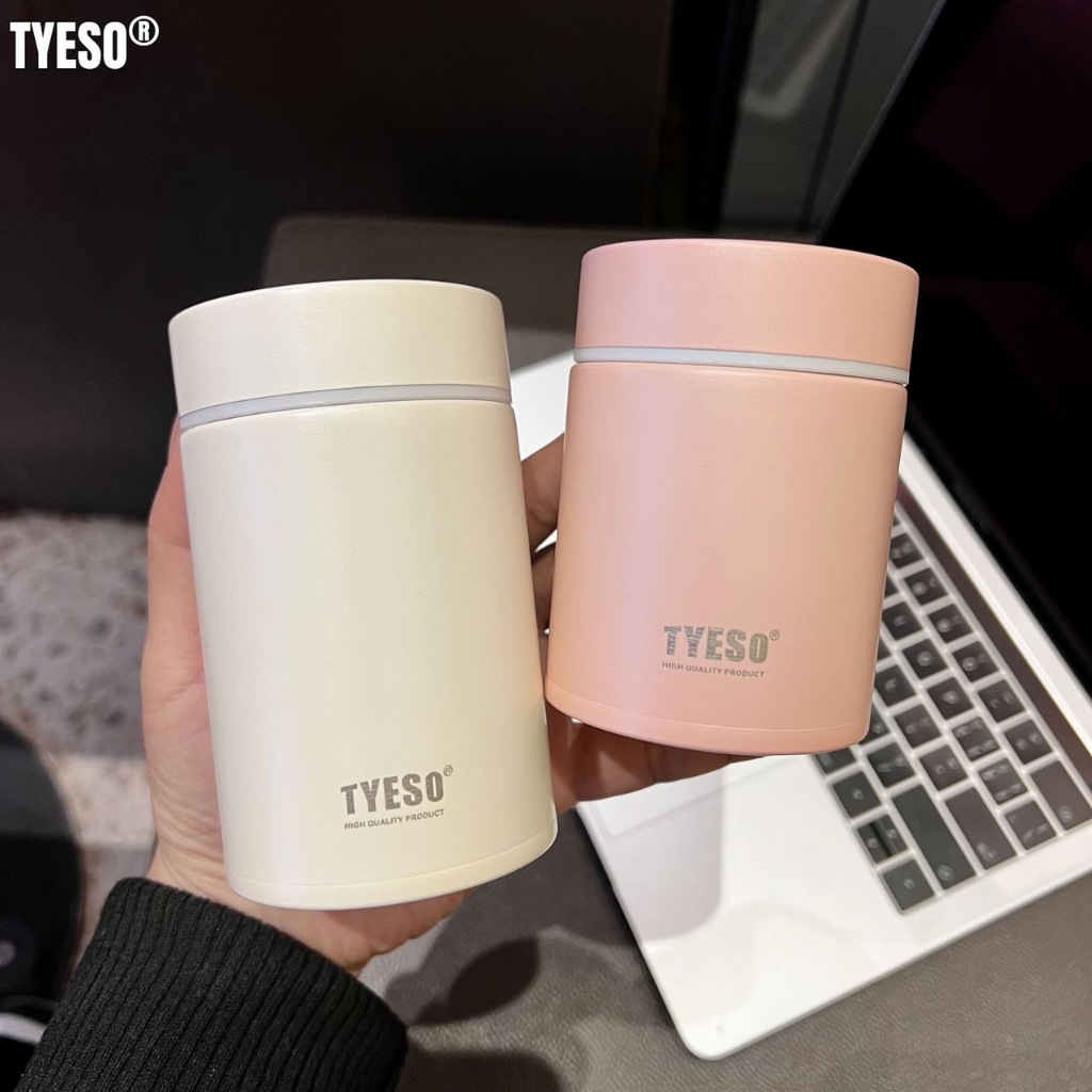 TYESO MINI แก้วเก็บอุณหภูมิ 260ML กระบอกน้ำขนาดเล็ก เก็บความร้อน เก็บความเย็น
