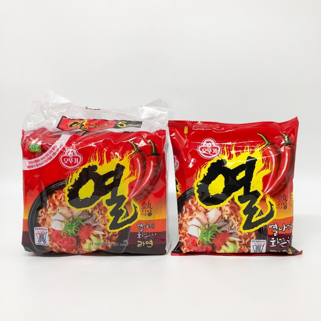 โอโตกิ 🔥 ยอลรามยอน 🔥 1 แพ็ค 5 ห่อ มาม่าเผ็ดเกาหลี บะหมี่กึ่งสำเร็จรูป 열라면 มาม่าเกาหลี Yeul Ramen