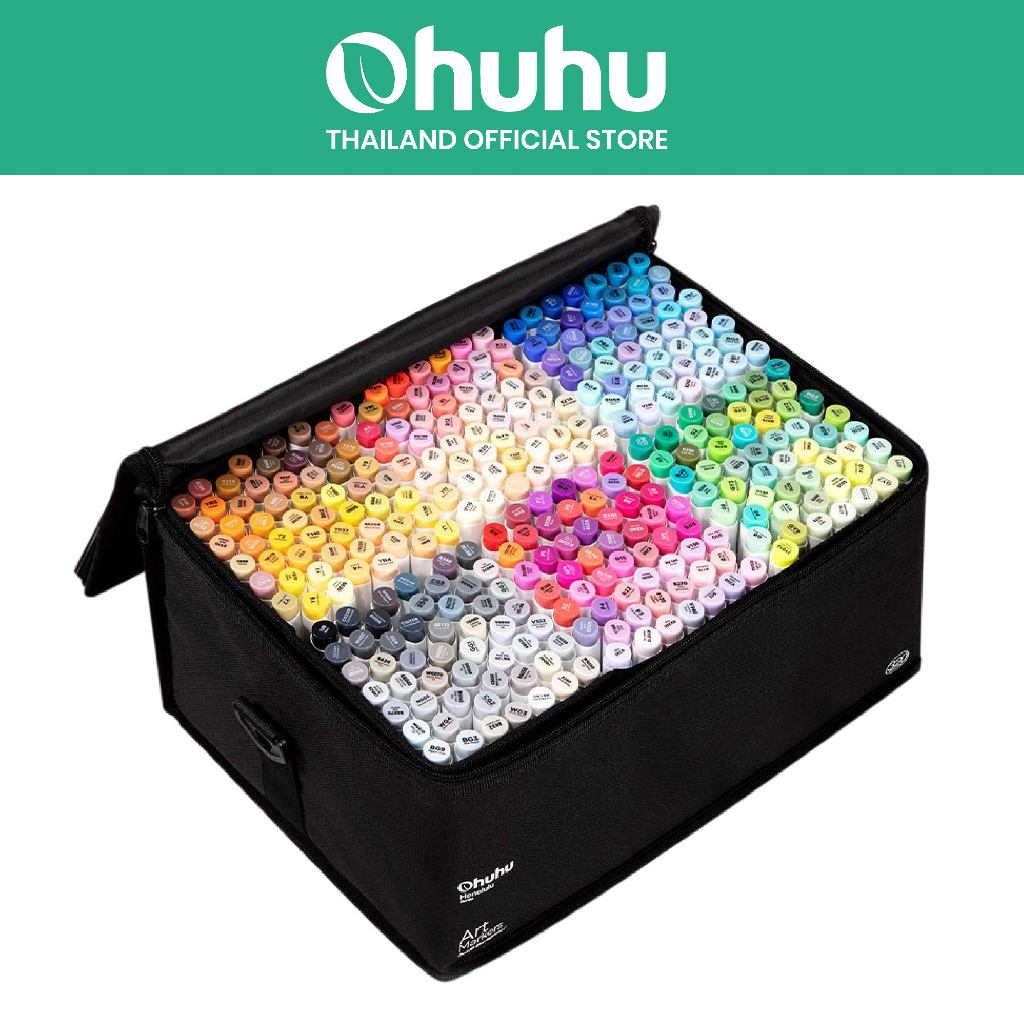 FOLIO ART : ปากกามาร์คเกอร์ Ohuhu เซต Vibrant 320 สี Ohuhu 320 Vibrant colors (Honolulu Series) 9019