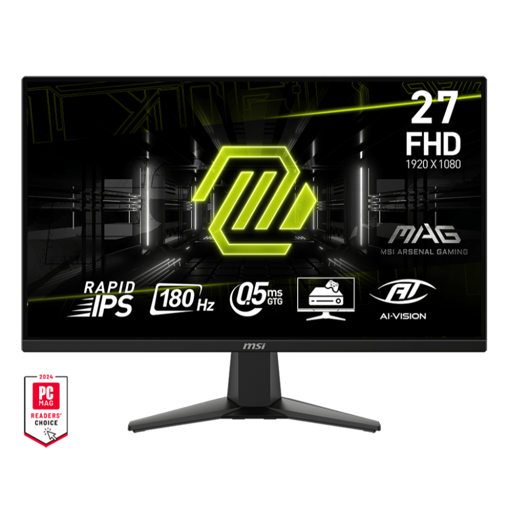 MONITOR (จอมอนิเตอร์) MSI MAG 275F - 27" RAPID IPS FHD 180Hz ADAPTIVE SYNC