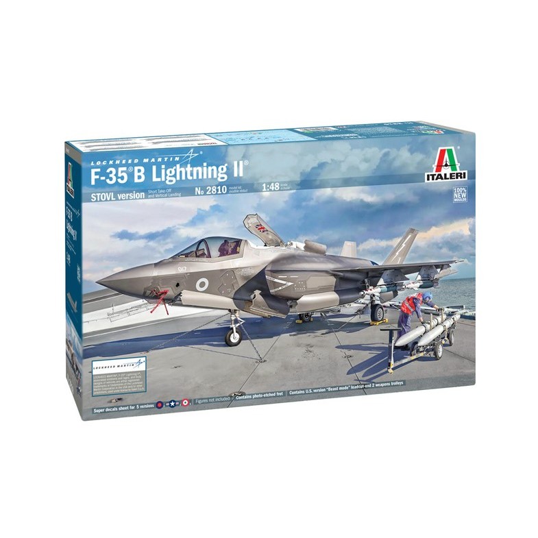[สินค้าเข้าใหม่ ใช้โค้ดลดเพิ่ม+โค้ดส่งฟรีได้] 1/48 F-35B "Lightning" II Italeri #2810