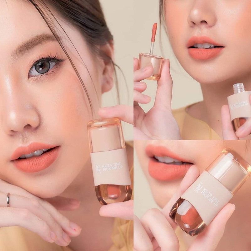 (💄พร้อมส่ง | แท้💯) ลิปแมท 6สี & ลิปกลอส8สี  Kota lip tint gloss pick me up ลิปทินท์ เนื้อกำมะหยี่กึ่