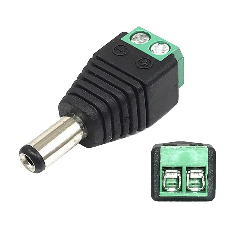 (5ตัว) DC-25 ปลั๊กคอนเน็คเตอร์ DC เชื่อมต่อสายไฟ ตัวผู้/ตัวเมีย ขนาด 2.5x5.5 mm DC Connector - รูปที่ 2