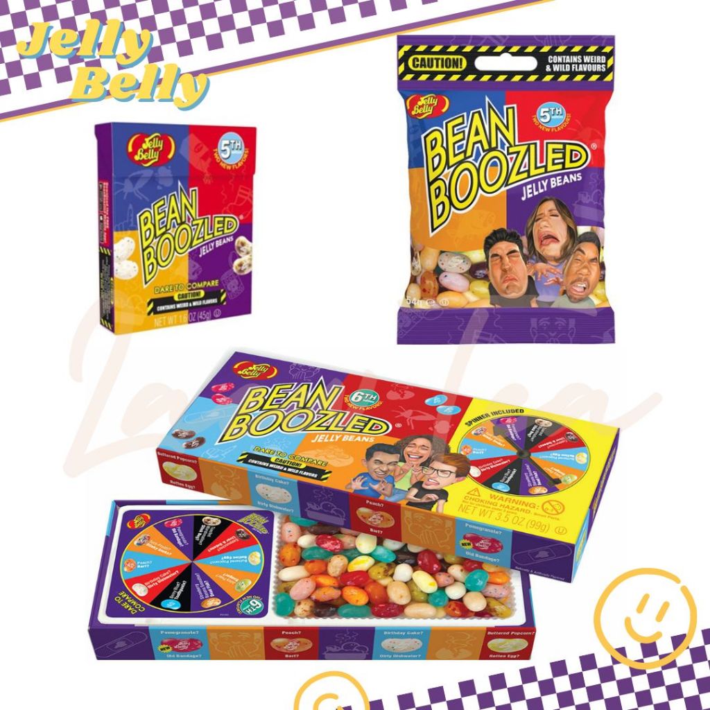 Jelly Belly Bean Boozled ลูกอมรสประหลาด มี 3 ขนาด(วันหมดอายุในรายละเอียดด้านล่าง)