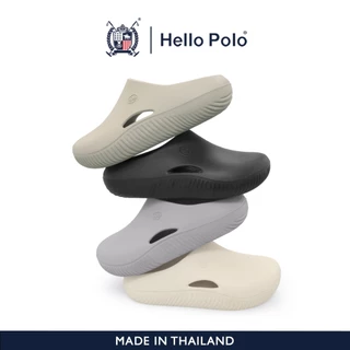 Hello Polo รองเท้าหัวโตแฟชั่น รองเท้านุ่ม สําหรับผู้หญิง และผู้ชาย ส้นหนา 3.5 ซม กันลื่นและทนทาน ลำลอง ไม่มีกลิ่น HP8037