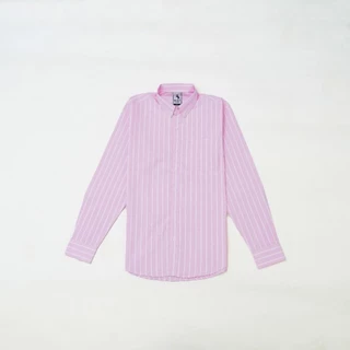 PHASHII SHIRT เสื้อเชิ๊ตผู้ชายแขนยาว รุ่นริ้วใหญ่ ผ้า COTTON ใส่สบาย เนื้อผ้านุ่ม ขายดีมาก!