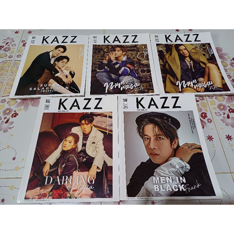 นิตยสาร KAZZ MAGAZINE หนังสือ หน้าปกนักแสดงไทย