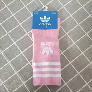 [ส่งจากไทย] ADIDASถุงเท้าข้อยาว แฟชั่น กีฬา ผู้ชายผู้หญิงใส่ได้ ผ้าฝ้ายผ้าดีใส่สบาย
