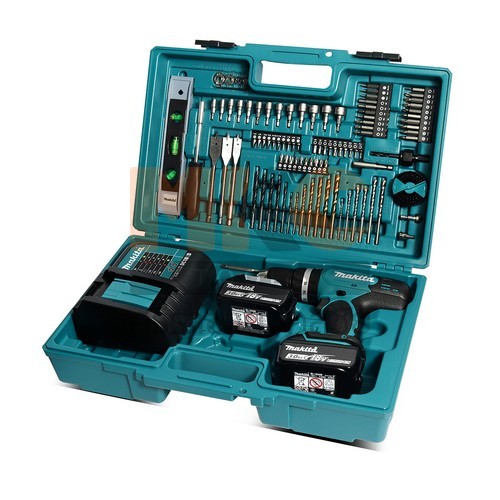 MAKITA สว่านกระแทกไร้สาย 13มม. 18V DHP453FX13 (รวมแบตเตอรี่และแท่นชาร์จ)