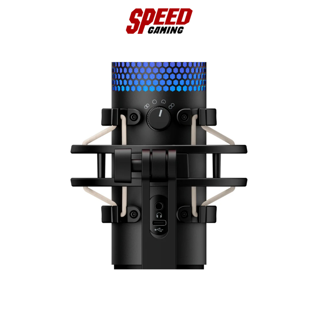 HYPERX Quadcast S Standalone / USB / RBG / Black / Gaming Microphone (ไมโครโฟน) : By Speed Gaming