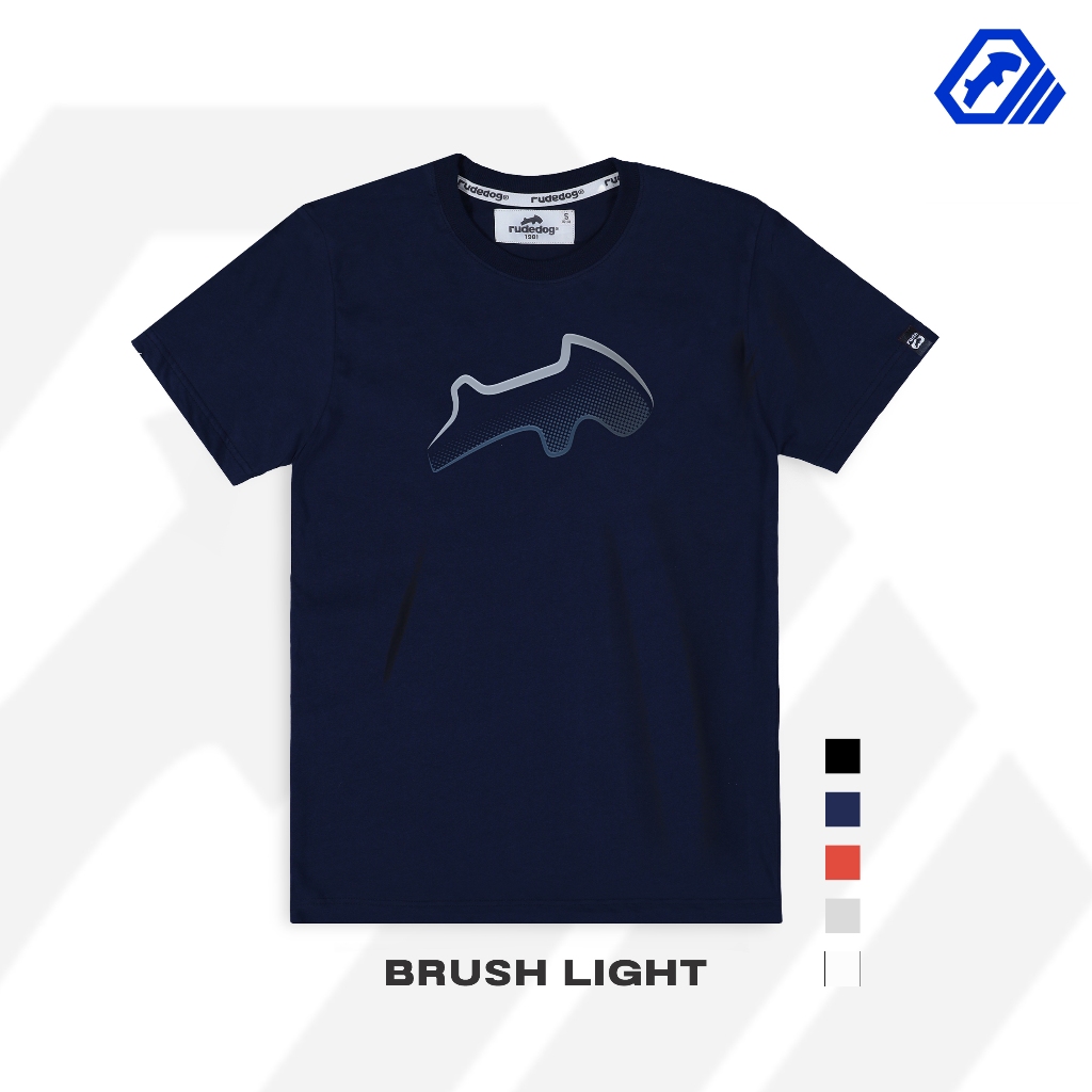 เสื้อยืดแบรนด์ RUDEDOG นุ่มตัวท็อป รุ่น BRUSHLIGHT