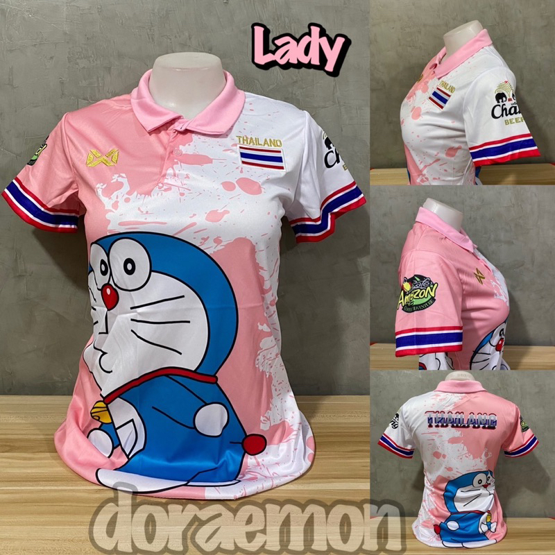 เสื้อบอลเสื้อกีฬาผู้หญิงขนาดฟรีไซร้อก32ถึง38ทรงเข้ารูปป้ายห้อยXLผ้านิ่มเย็นใส่สบาย