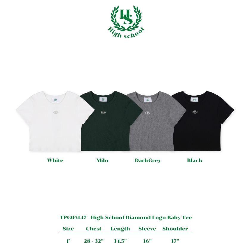 Highschool - TPG05147 เสื้อเบบี้ที Diamond Logo Baby Tee