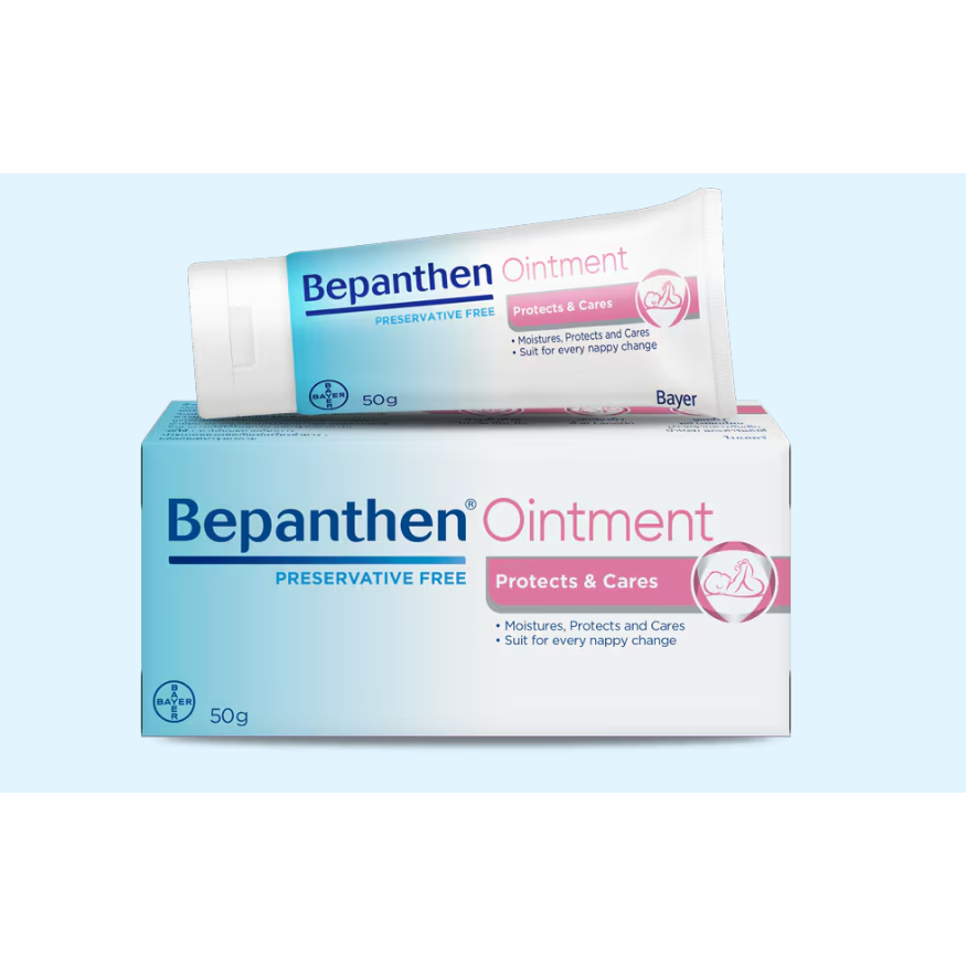 !BEPANTHEN OINTMENT บีแพนเธน ออยเมนท์ บำรุง ปกป้อง ดูแลผิวใต้ผ้าอ้อม 30g/50g