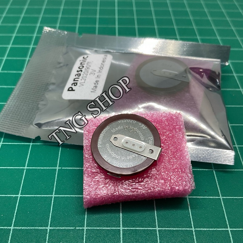 แบตเตอรี่VL2020 ยี่ห้อ Panasonic ถ่านกระดุม รีโมทกุญแจรถ BMW และ MINI Cooper มีขา 90องศา และ 180องศา