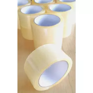 เทปใส 2 นิ้ว 100 หลา ราคาถูก OPP Tape เทปกาวใส / น้ำตาล เทปขุ่น ใช้ปิดกล่อง ราคาโรงงาน ลดต้นทุน