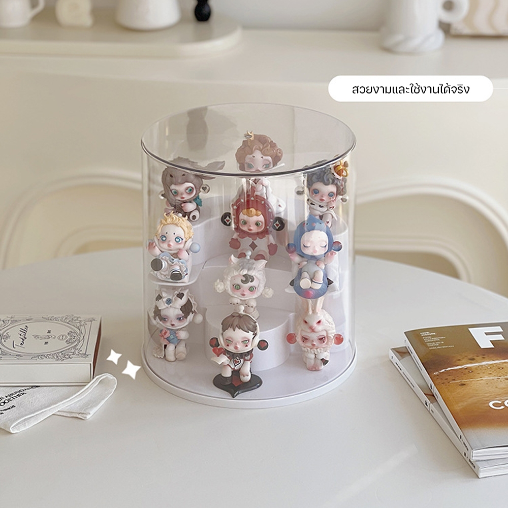 กล่องใส่ art toy ตู้โชว์ตุ๊กตา ตู้เก็บโมเดล กล่องใส่โมเดล ดีไซน์สวยงาม ทันสมัย มาพร้อมสติ๊กเกอร์ป้องกันการตกหล่น