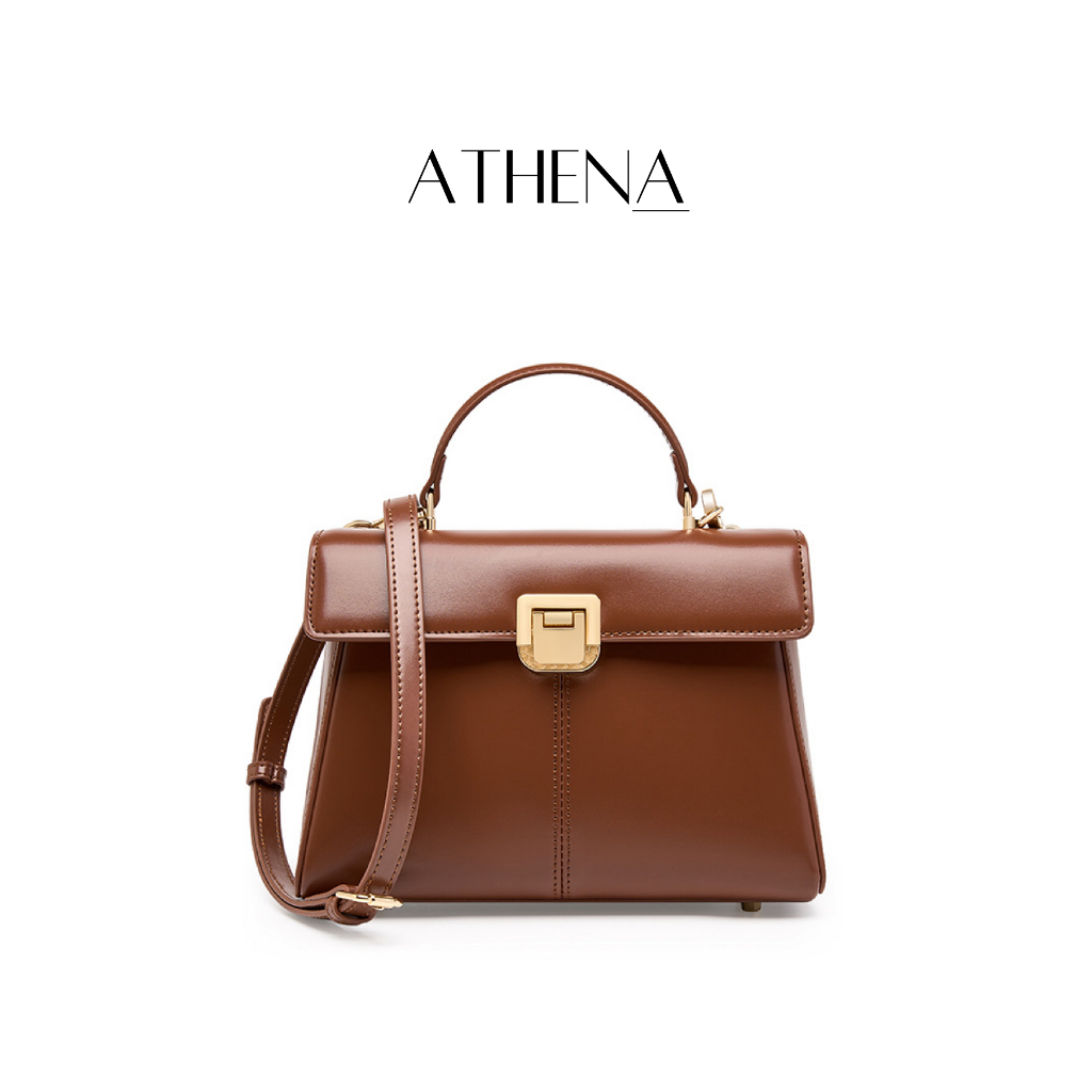 ATHENA กระเป๋าสะพาย รุ่น #ROSEY กระเป๋าหนังแท้100%