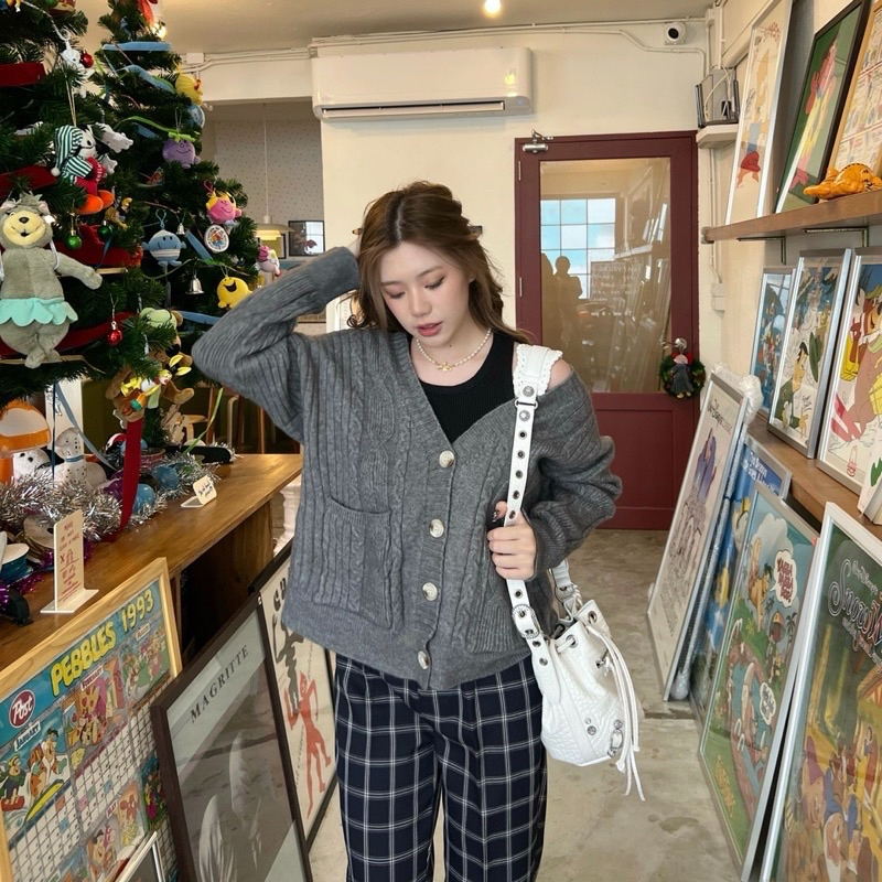 🐻 Be bear Cardigan สี gray - beming.bkk | ทักแชทส่งฟรี📦