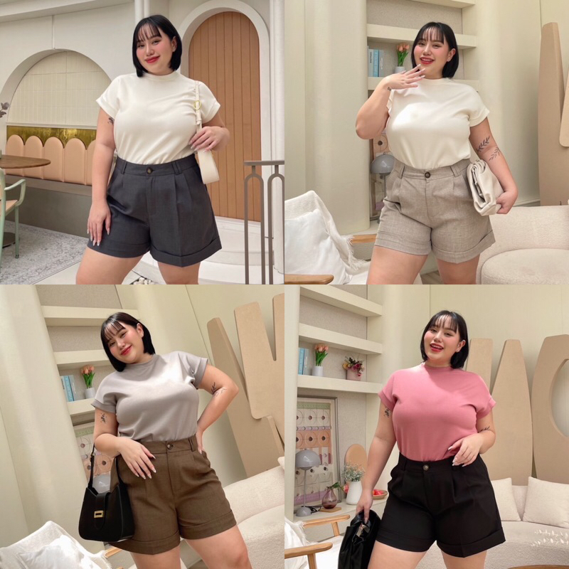 กางเกงขาสั้น รุ่น Mollyshorts51 : Plussizebymolly