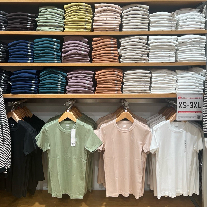 🔥Uniqlo เสื้อยืด U เสื้อยืดผู้หญิง เสื้อยืดคอกลม Uniqlo U รุ่นญาญ่า