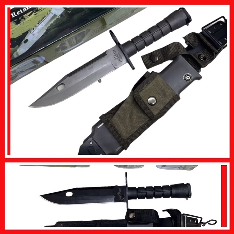มีดเดินป่า M9 พร้อมส่ง ราคาถูก ใช้งานได้ดี