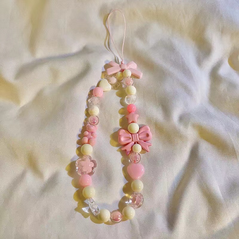 สายคล้องโทรศัพท์มือถือ สายคล้องมือลูกปัดกระต่าย ลูกปัดดอกไม้ ประดับลูกปัดคริสตัล หลากสี แบบพกพา ใช้ได้กับสี iPhone - รูปที่ 7