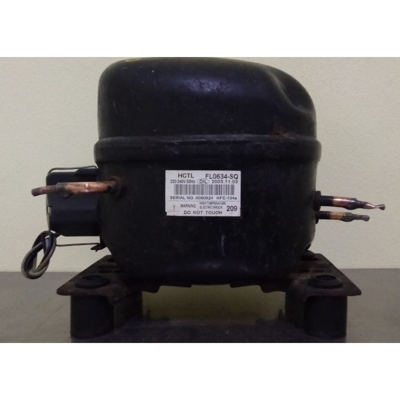 FL0634-SQ คอมเพรสเซอร์ตู้เย็น 1/8 มือ 2 น้ำยา R134