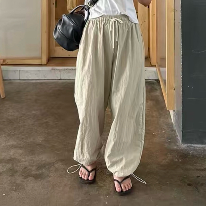 [Best] String jogger pants made in korea something about us.