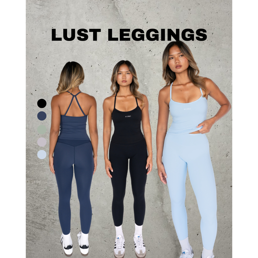 Herse Lust Leggings กางเกงขายาวออกกำลังกาย รุ่นไม่จั๊มก้น มีหลายสี