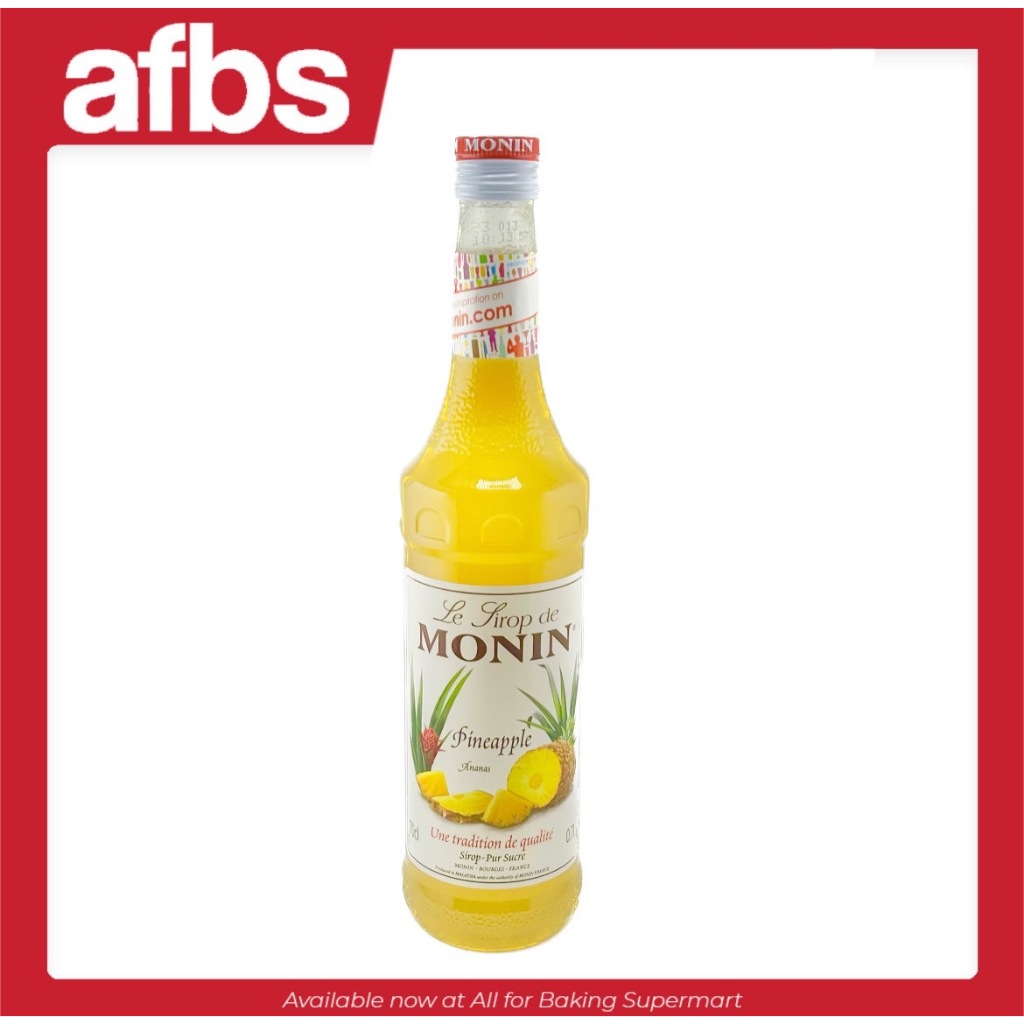 SUPERMART Monin Pineapple Syrup 700 ml. น้ำเชื่อมกลิ่นสัปปะรด ตราโมนิน 700 มล. #1108198