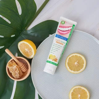 SPARKLE ยาสีฟัน สปาร์คเคิล ดับเบิ้ล เลมอนโซดา (3 หลอด) 100 กรัม สูตร LEMON SODA TOOTHPASTE 100G ฟันขาว ไร้กลิ่นปาก